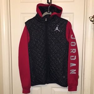 Boys Jordan hooded jacket.